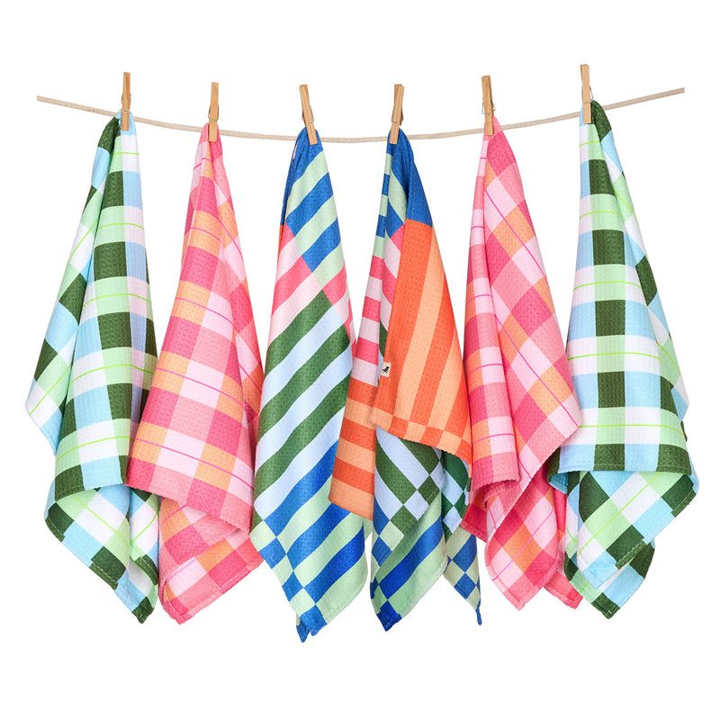 dock and bay tea towel