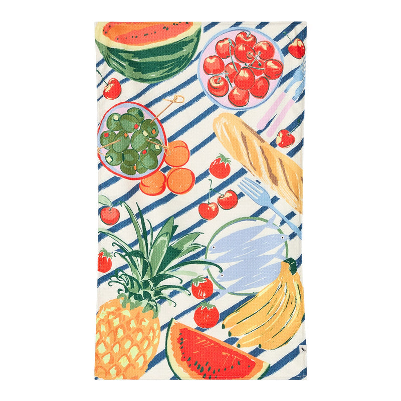 dock and bay tea towel