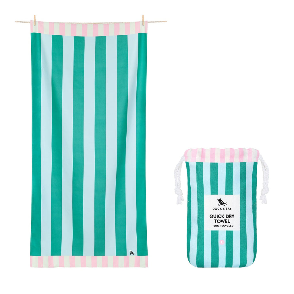 dock and bay towels beach