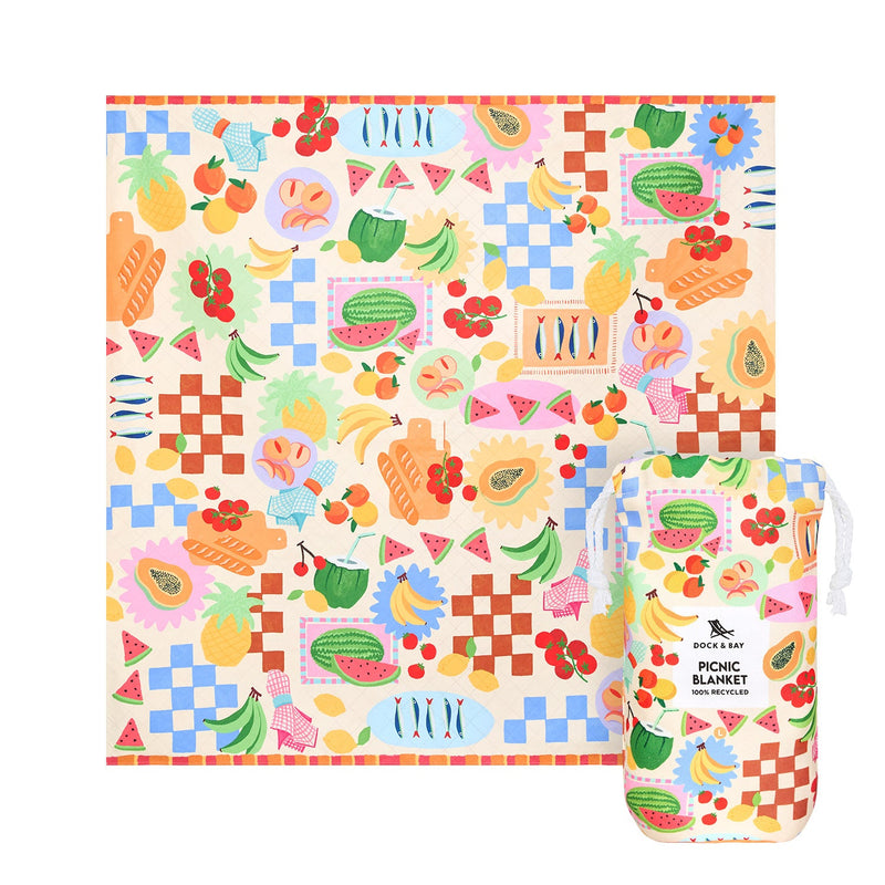 dock and bay picnic blanket