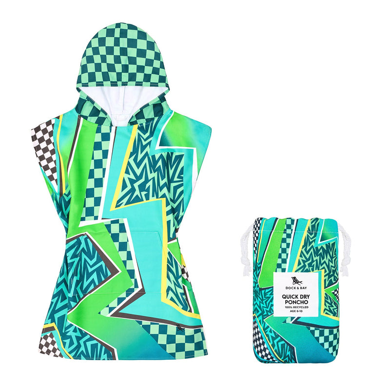 dock and bay poncho kids