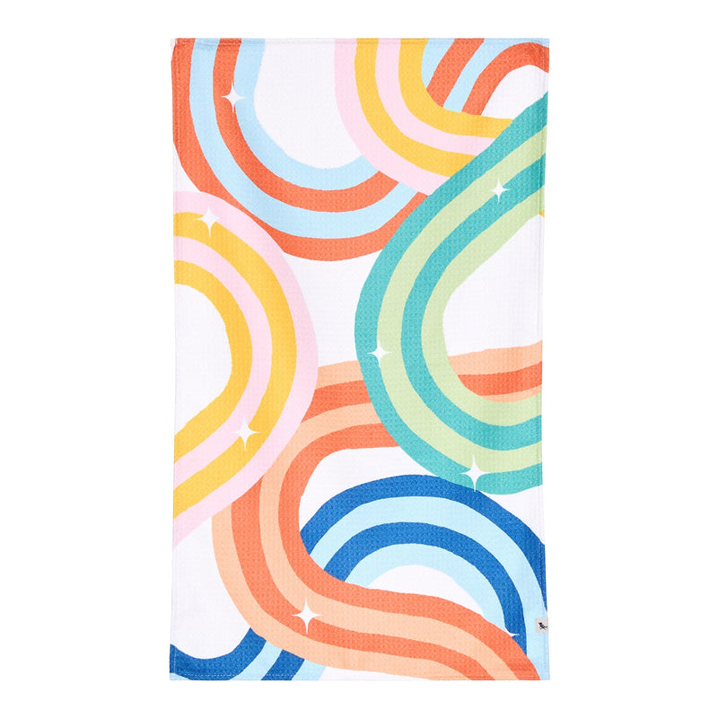 dock and bay tea towel