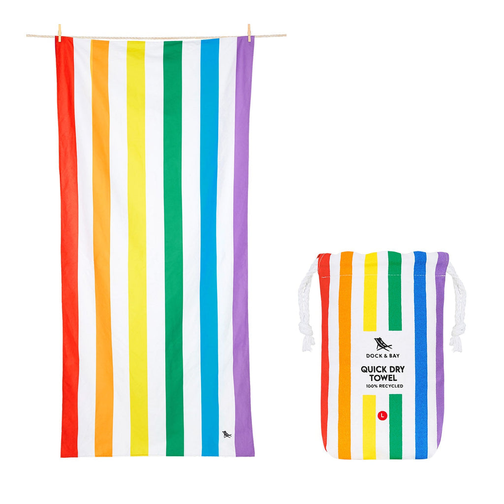 dock and bay towels beach