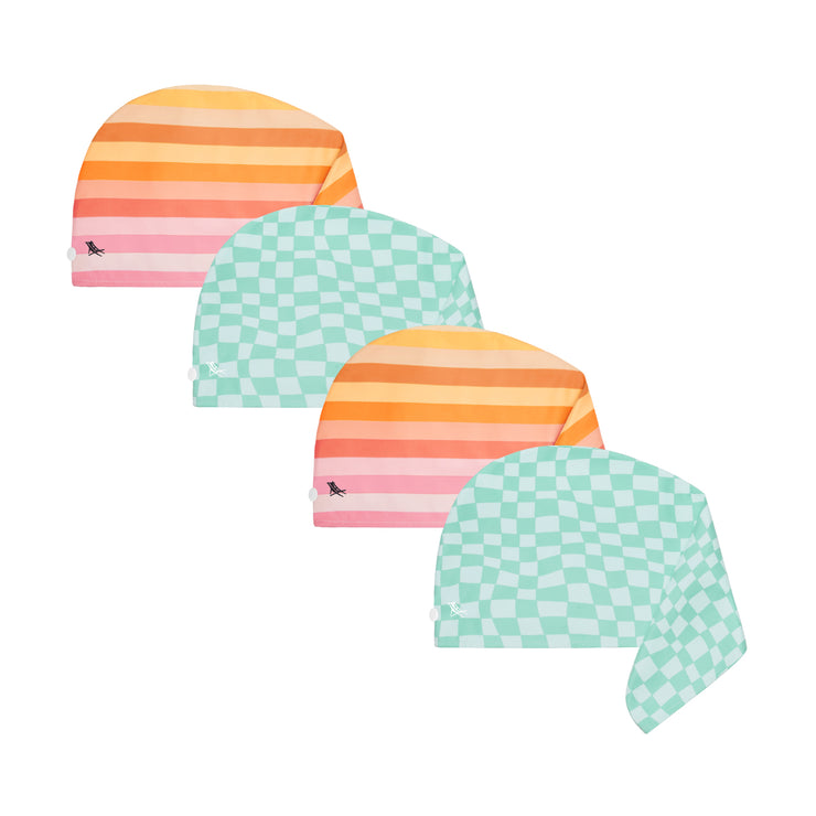 dock and bay hair wraps suede
