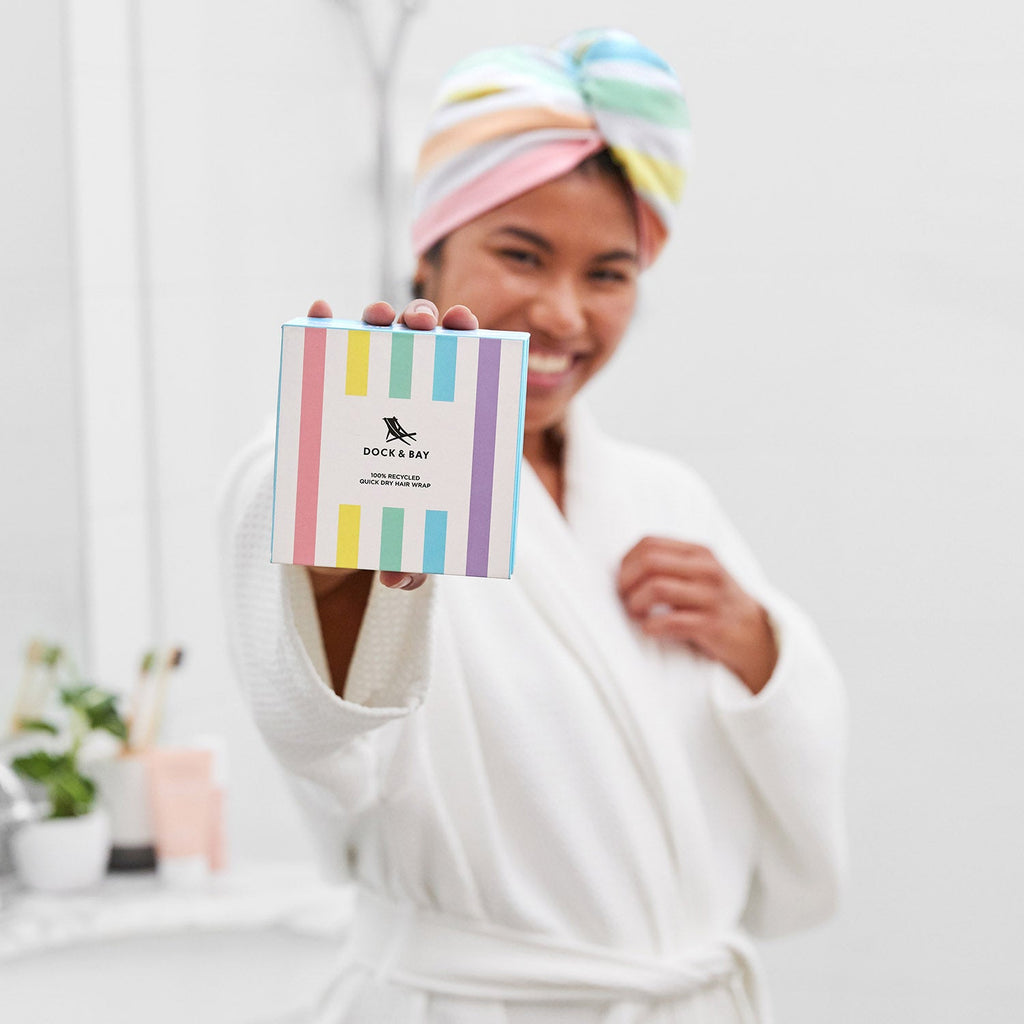 dock and bay hair wraps suede