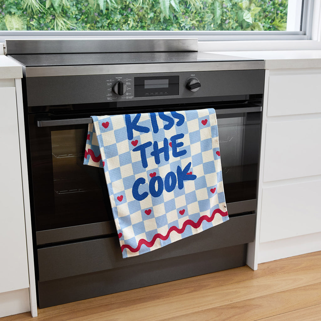 dock and bay tea towel