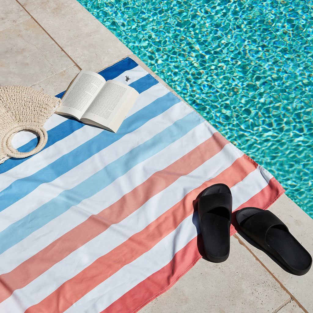 dock and bay towels beach