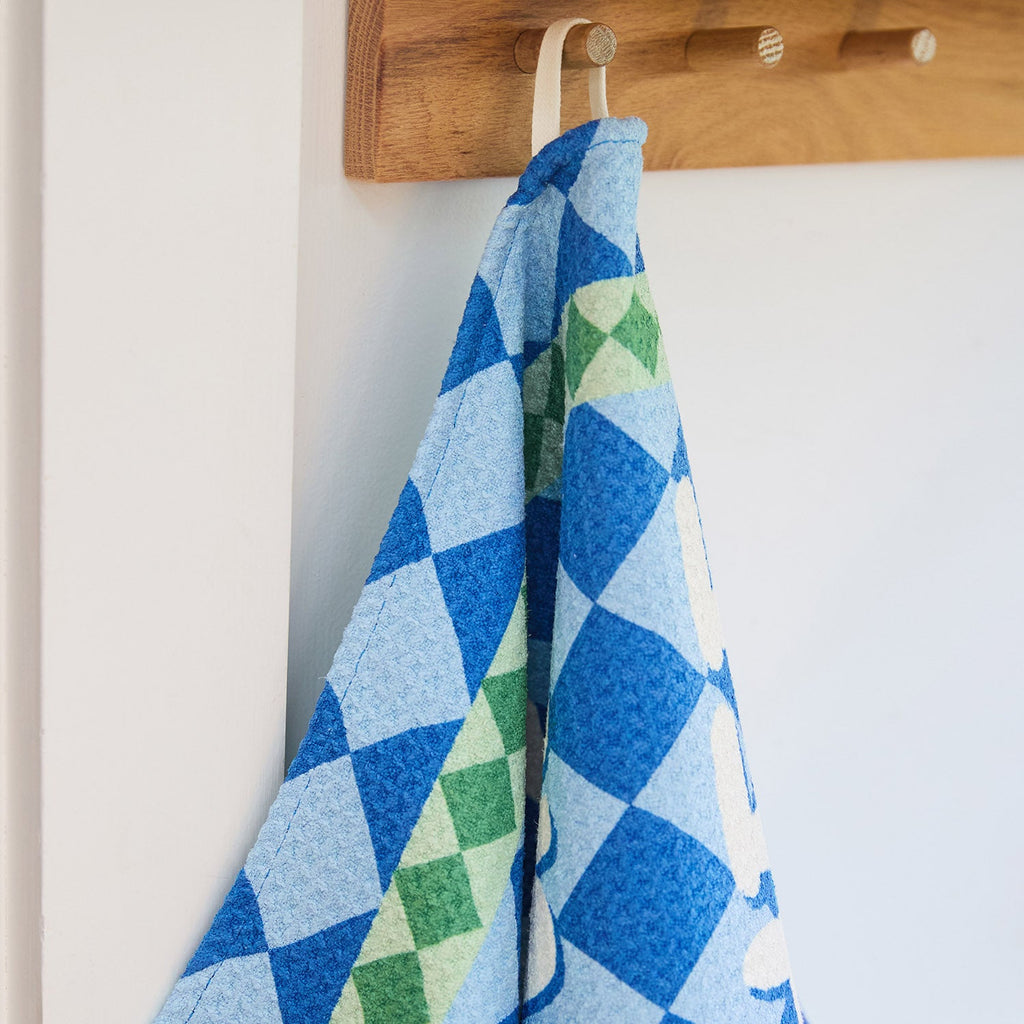 dock and bay tea towel