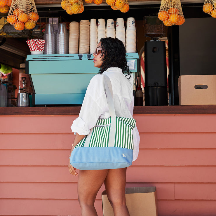 dock and bay beach bag
