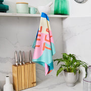 dock and bay tea towel