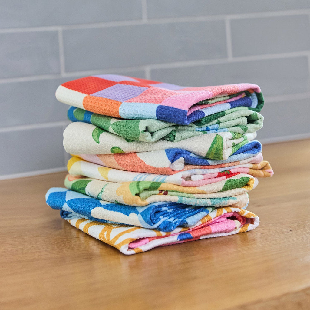 dock and bay tea towel