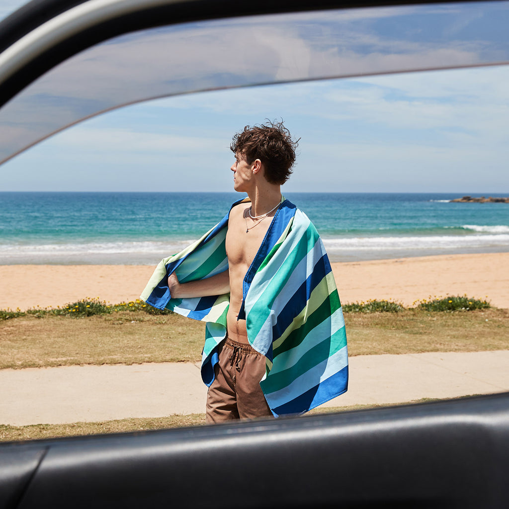 dock and bay towels beach
