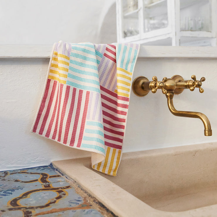 dock and bay tea towel