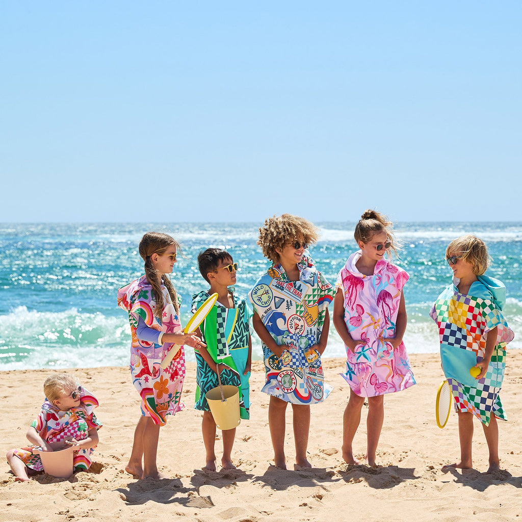 dock and bay poncho kids