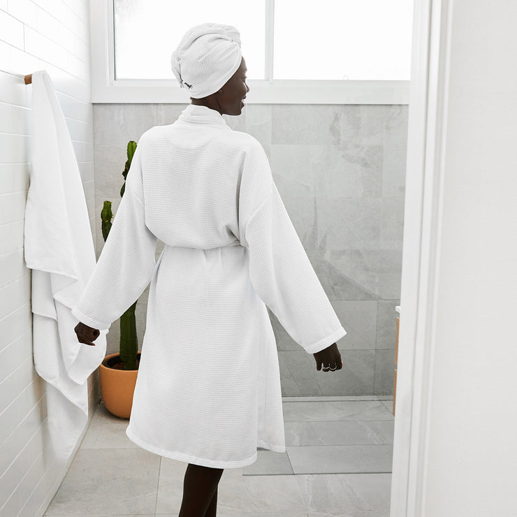 Dock & Bay Robe + Hair Wrap + Towel - Bundle - Crystal White