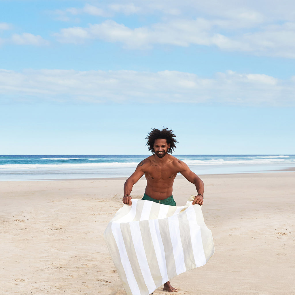 dock and bay towels beach