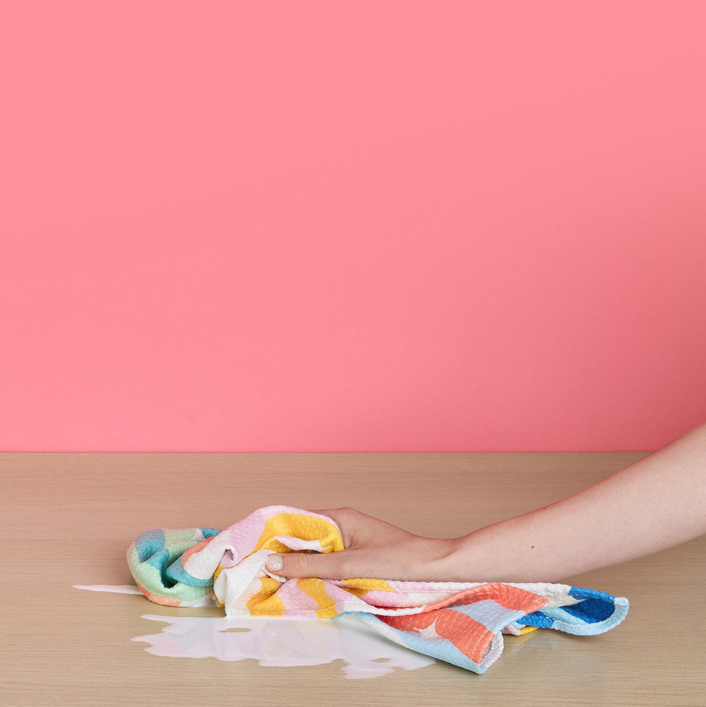 dock and bay tea towel