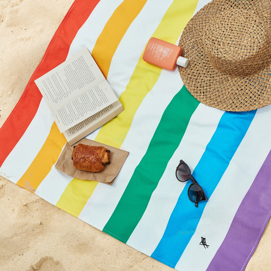dock and bay towels beach