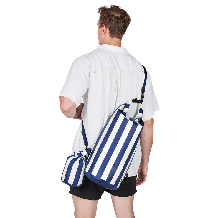 Dock & Bay Medium Waterproof Dry Bag, 20L capacity - Whitsunday Blue