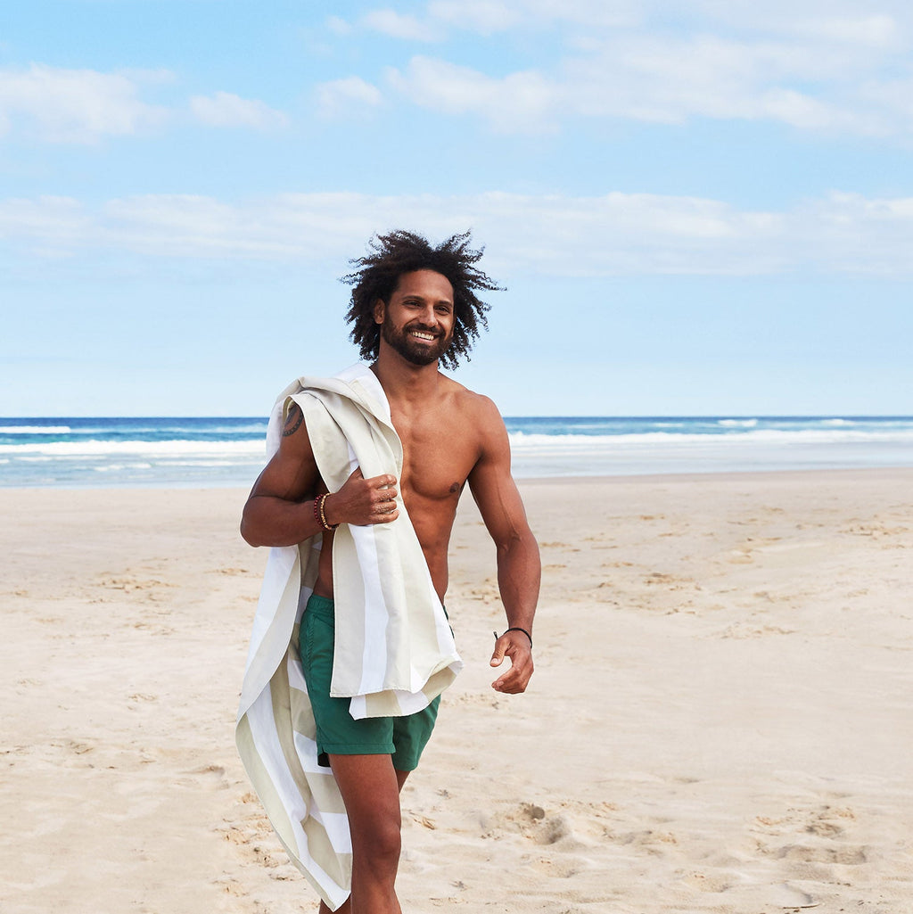 dock and bay towels beach