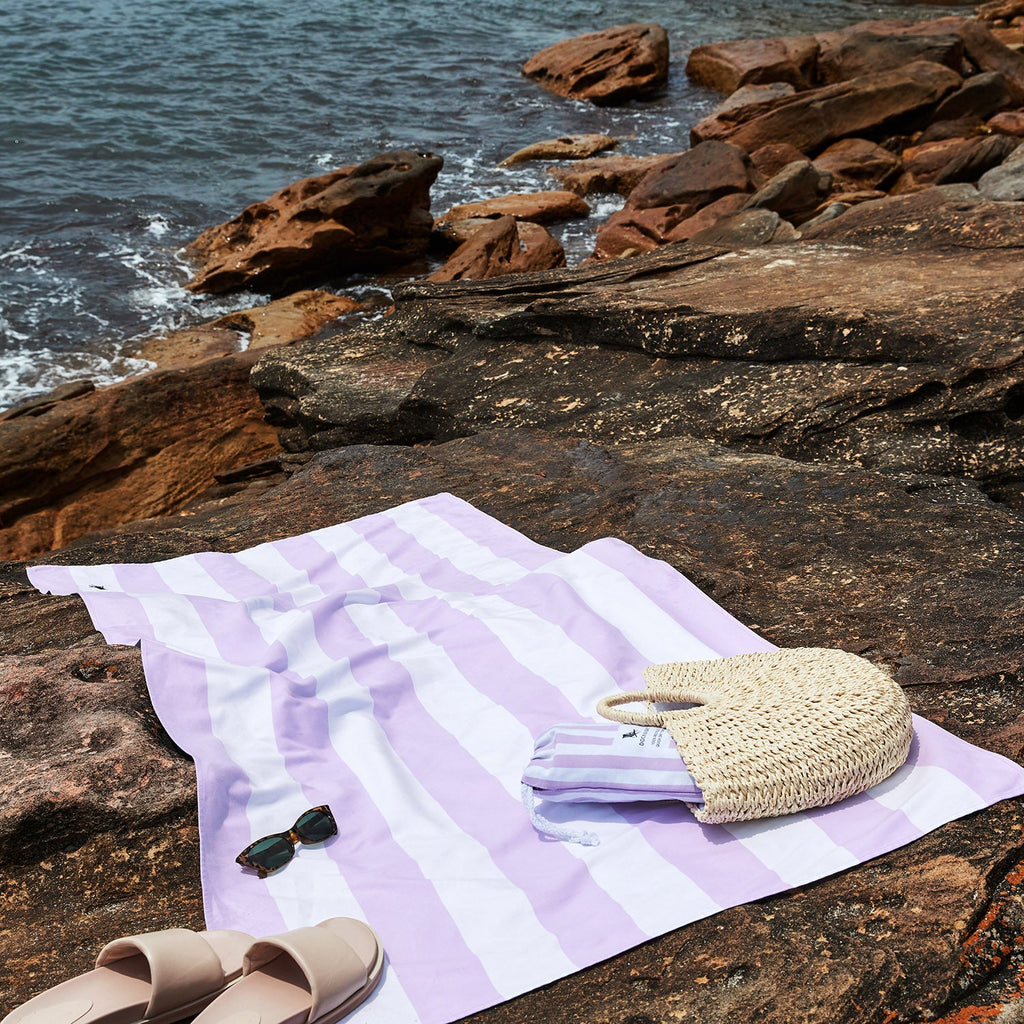 dock and bay towels beach