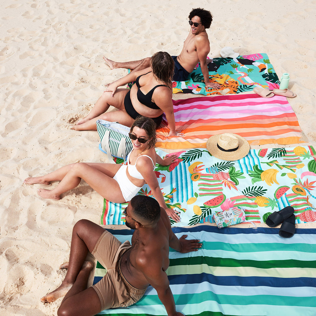 dock and bay towels beach