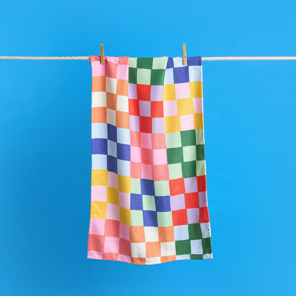 dock and bay tea towel