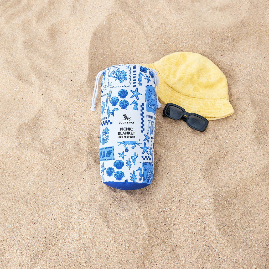 dock and bay picnic blanket