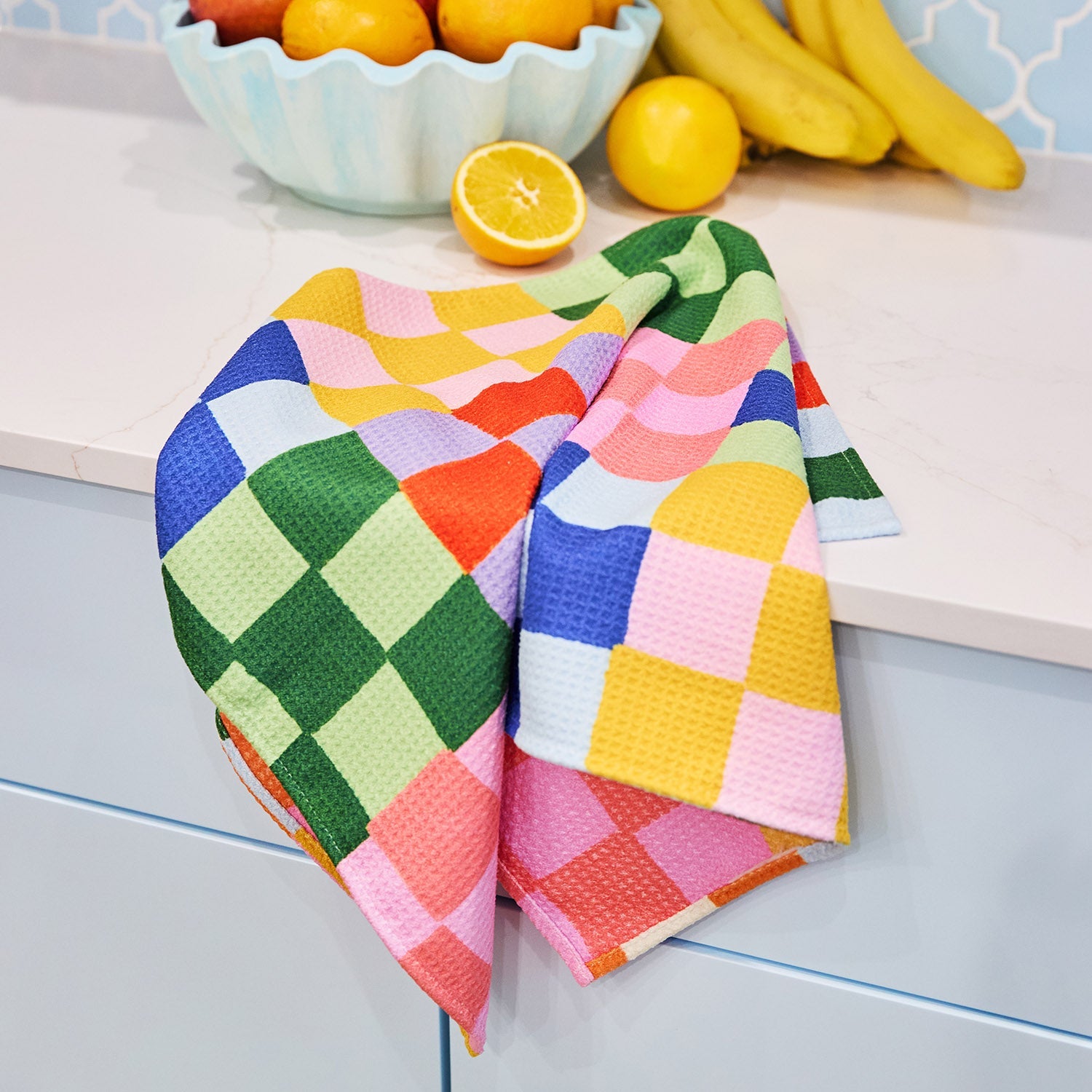 dock and bay tea towel