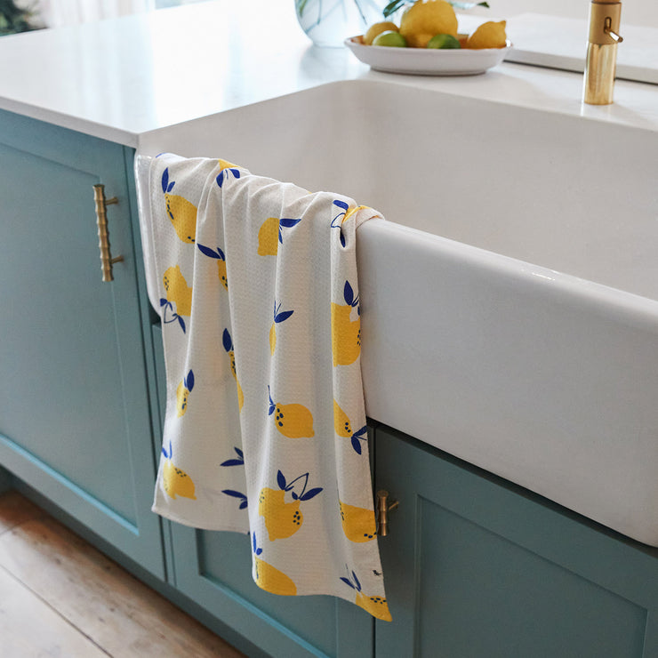 dock and bay tea towel