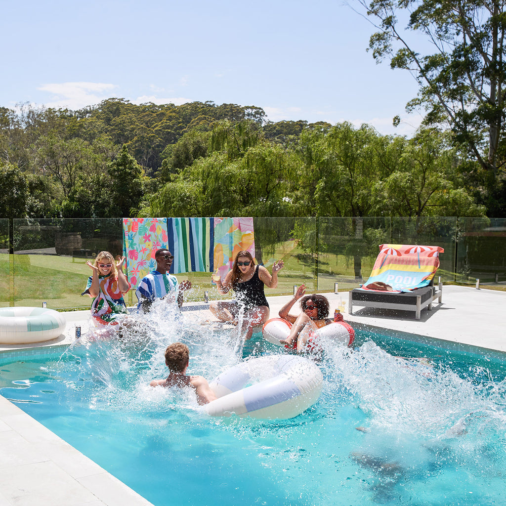dock and bay towels beach