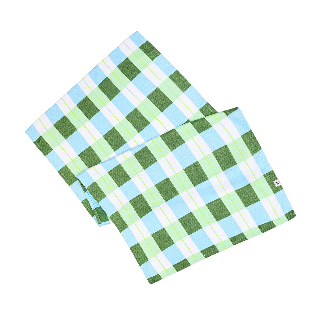 dock and bay tea towel