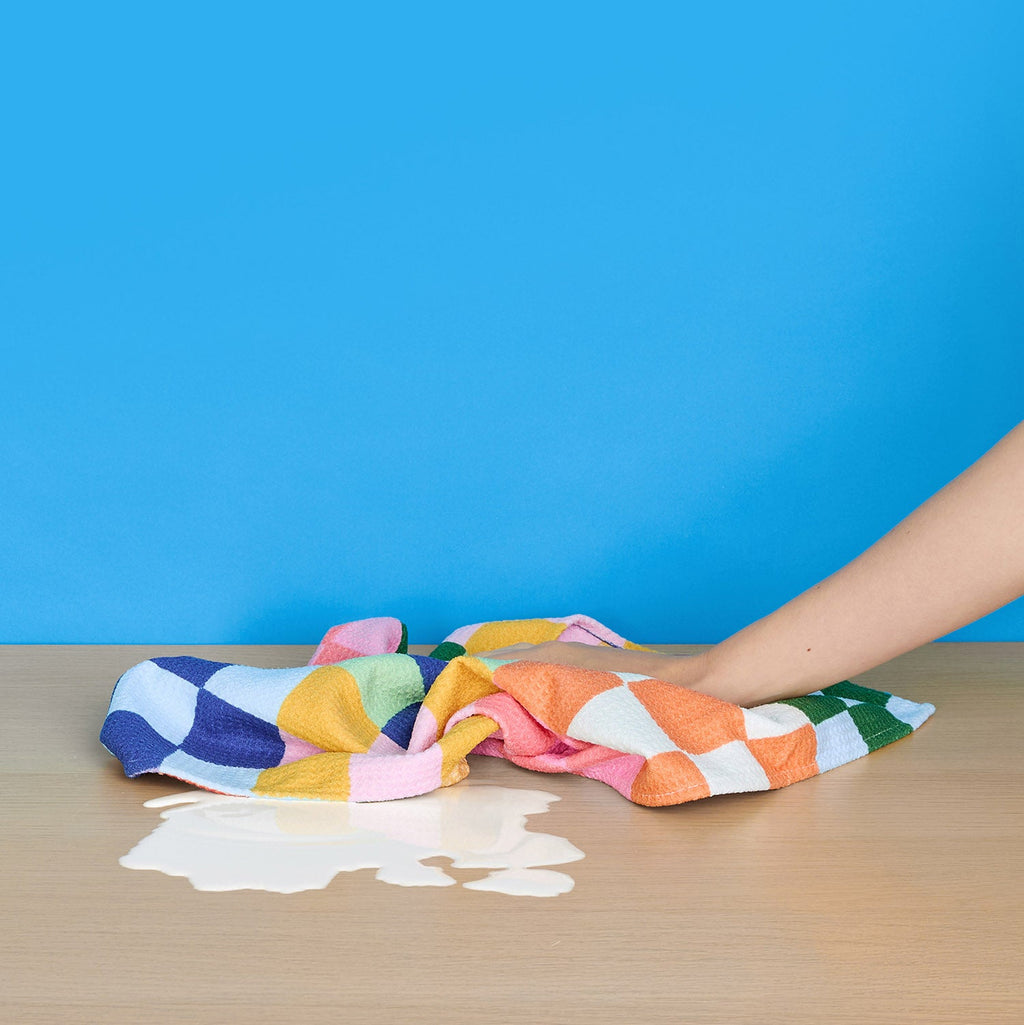 dock and bay tea towel