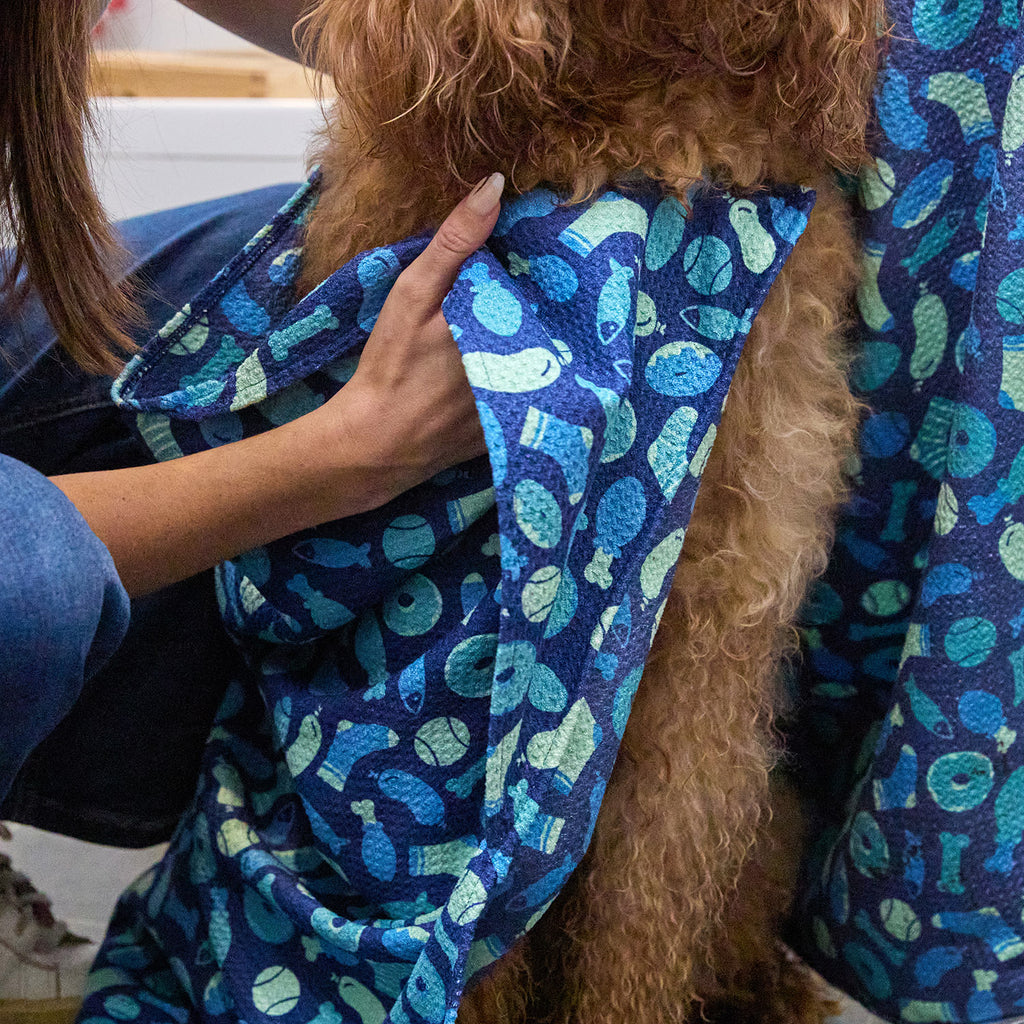 dock and bay towels dog