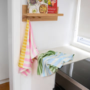 dock and bay tea towel