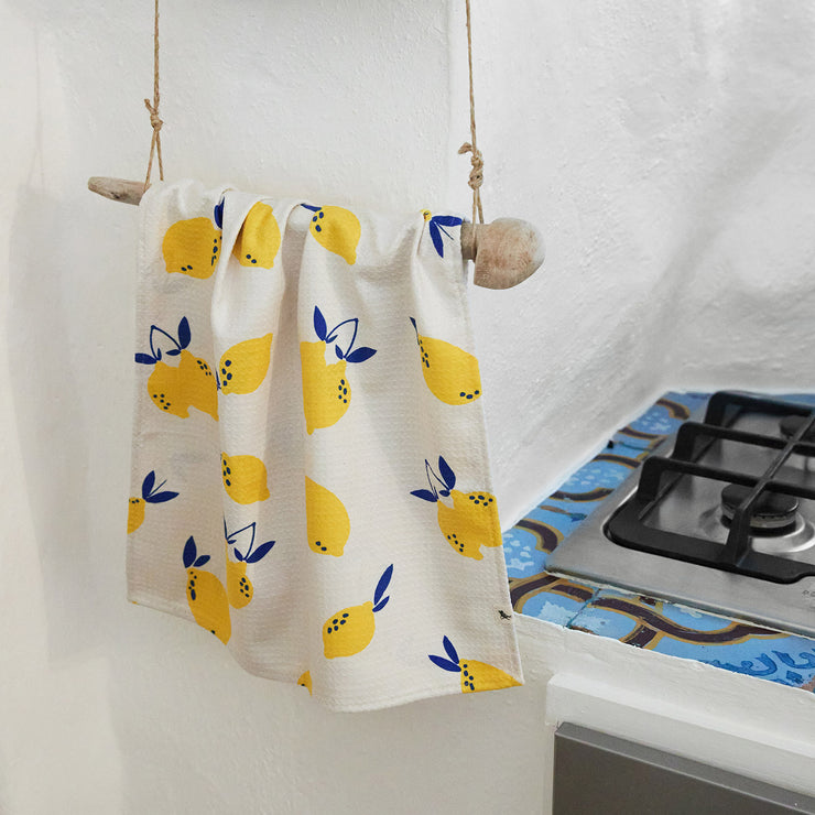 dock and bay tea towel