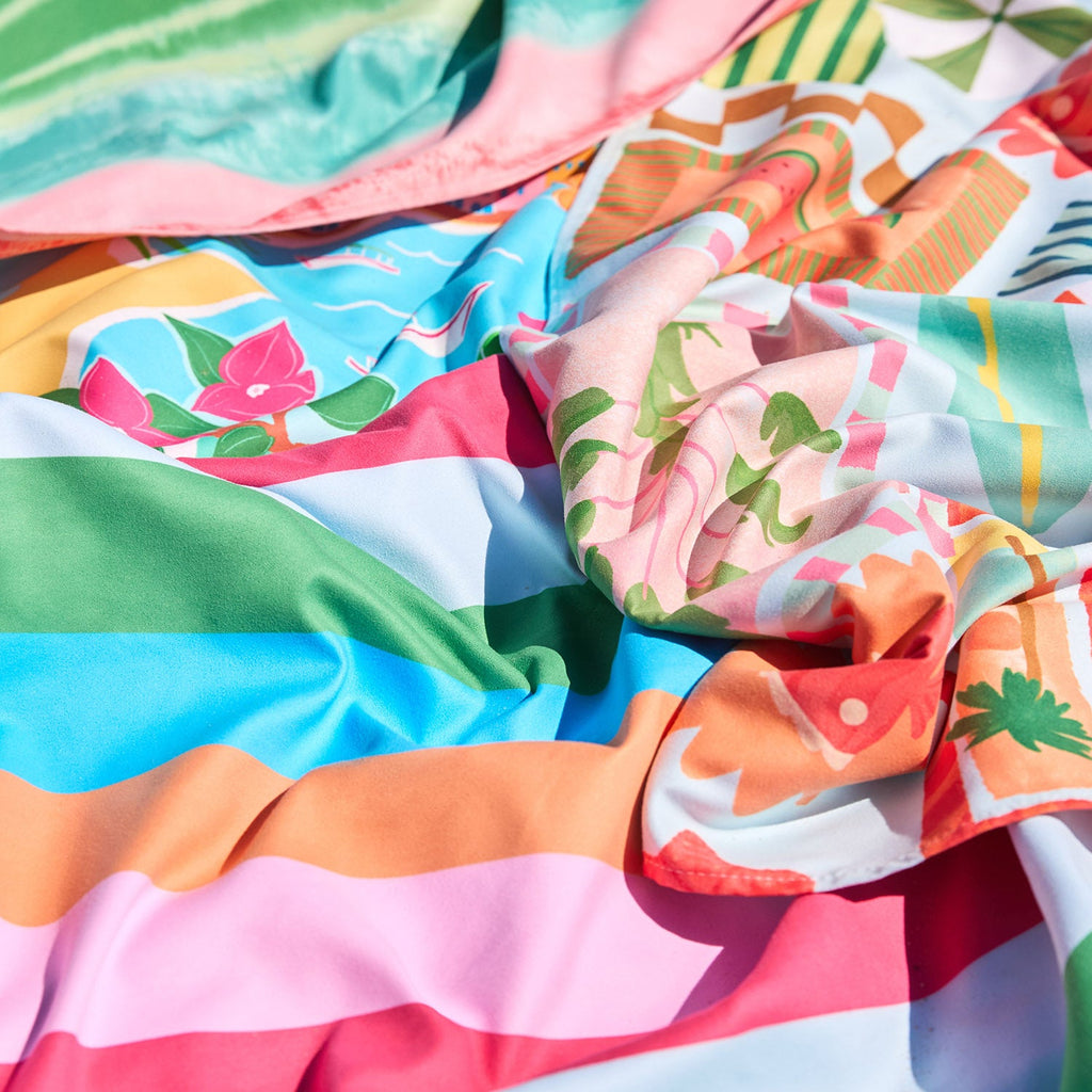 dock and bay towels beach