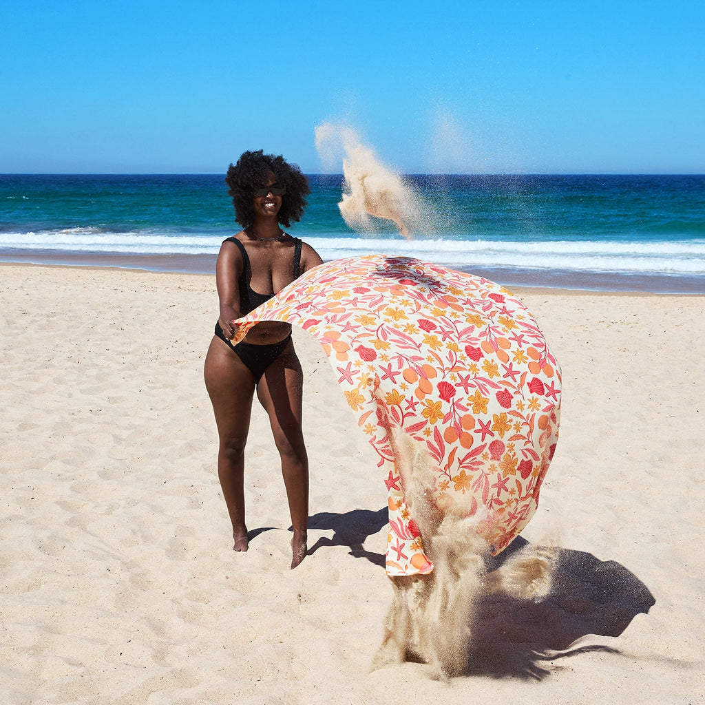 dock and bay towels beach