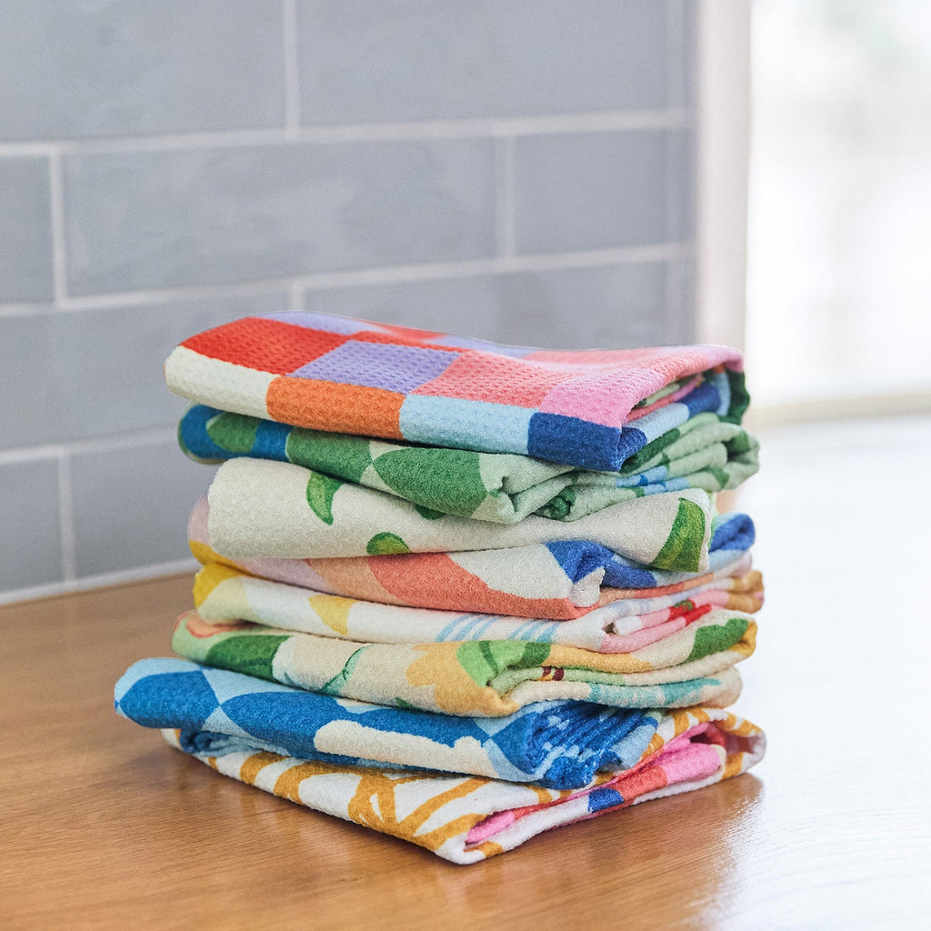 dock and bay tea towel