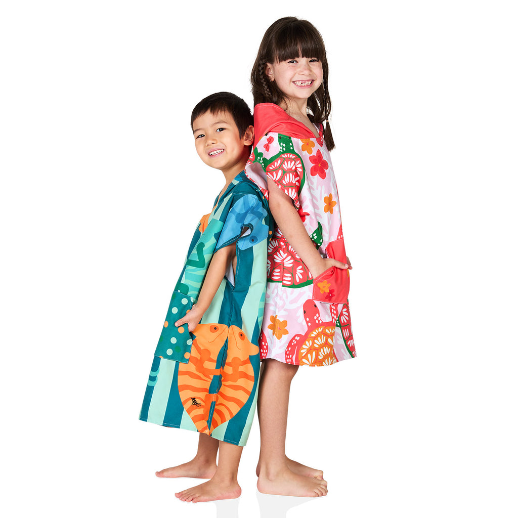 dock and bay poncho kids