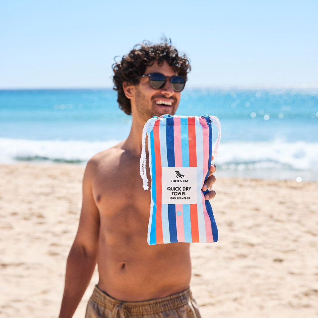 dock and bay towels beach