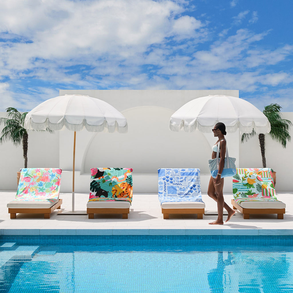 dock and bay towels beach