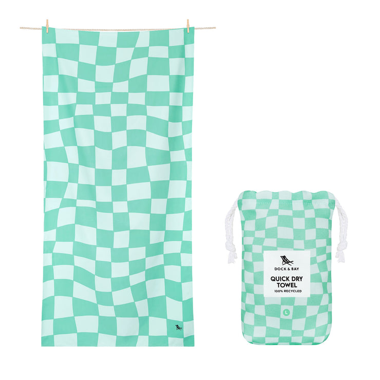 dock and bay the water sports bundle beach towels (4) & ponchos (4)