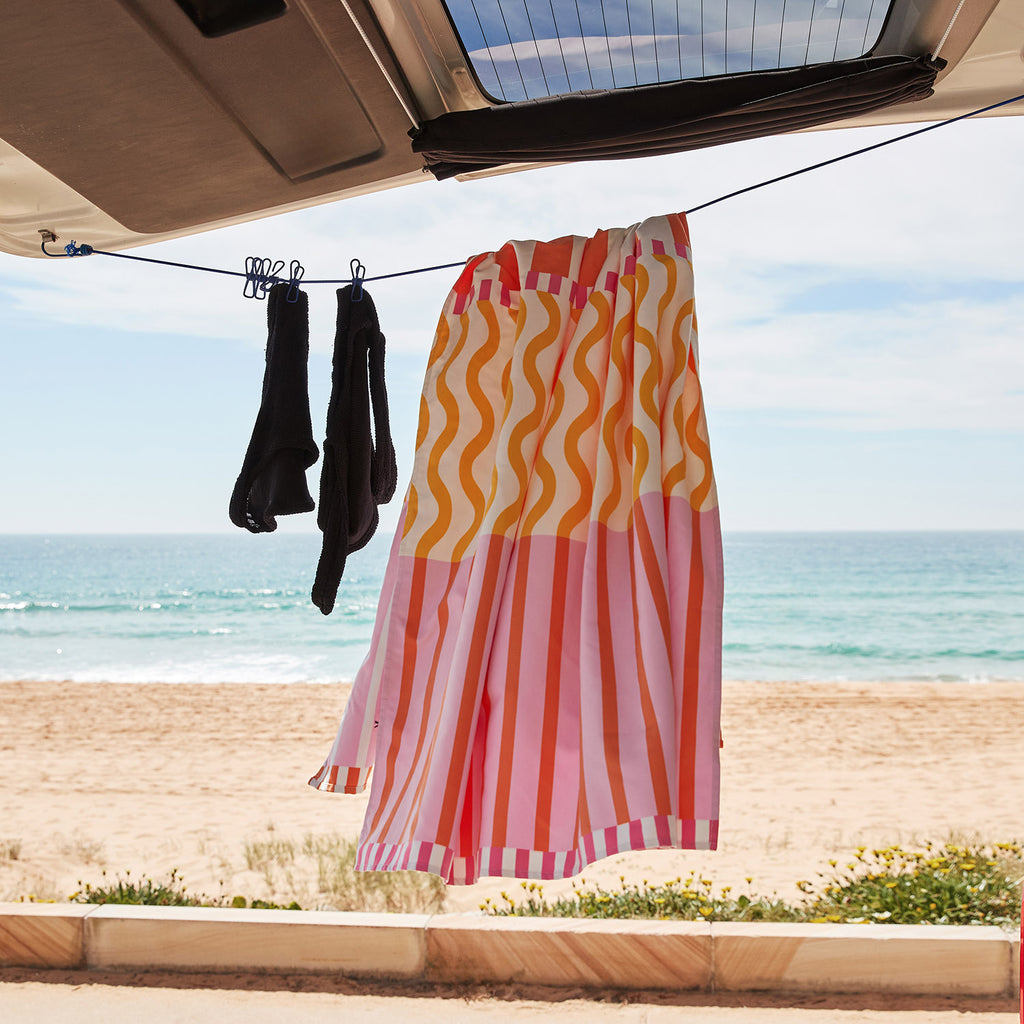 dock and bay towels beach