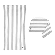 Dock & Bay Hair Wrap + Beach Towel - Bundle - Goa Grey