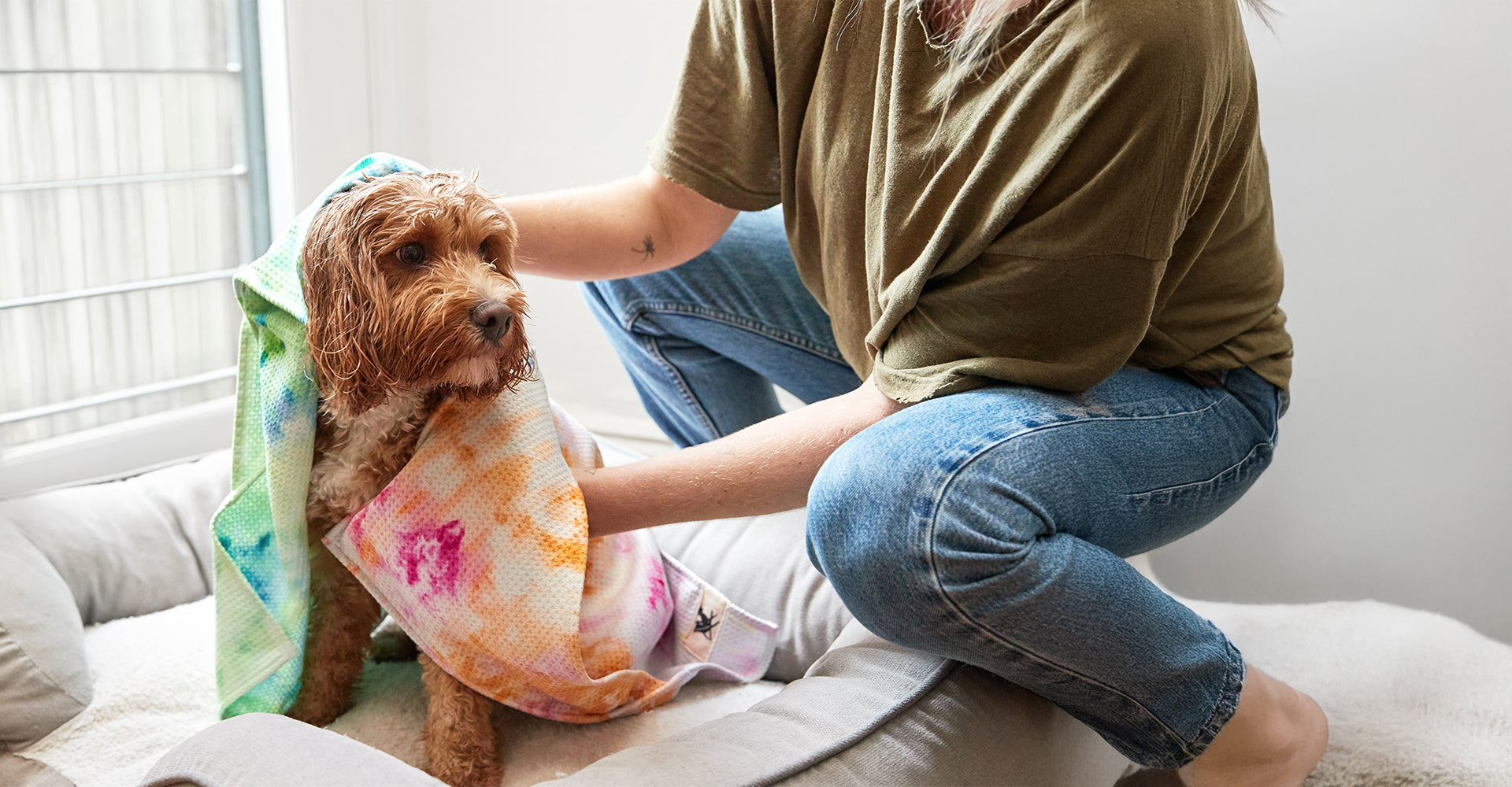 Dock & Bay Hundehandtuch - Sunset Splash