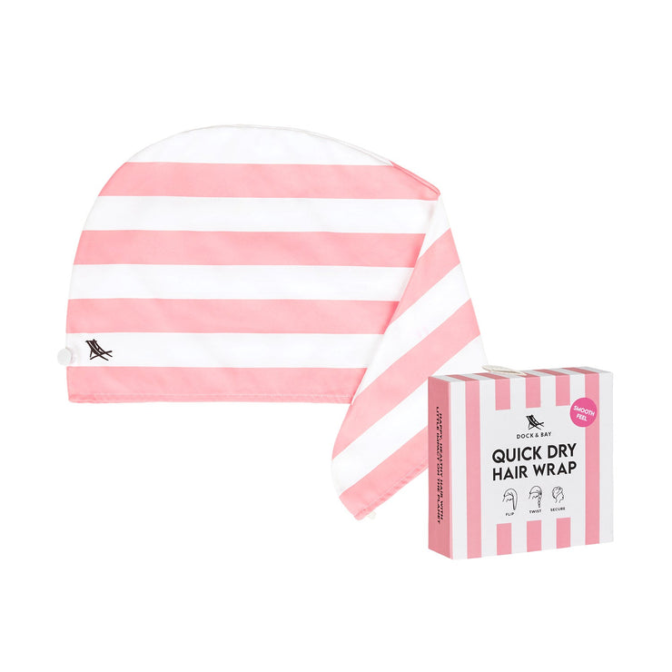 Dock & Bay Hair Wraps - Malibu Pink