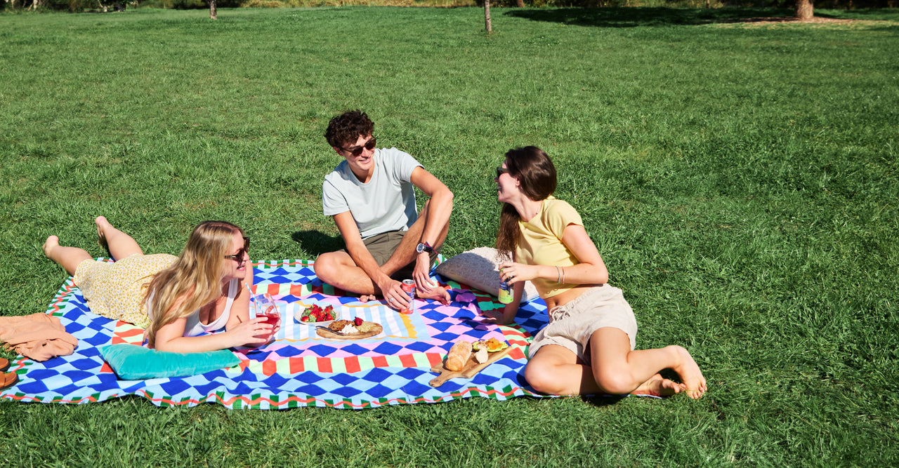 Dock & Bay Picknickdecke – Die Sonnenseite oben