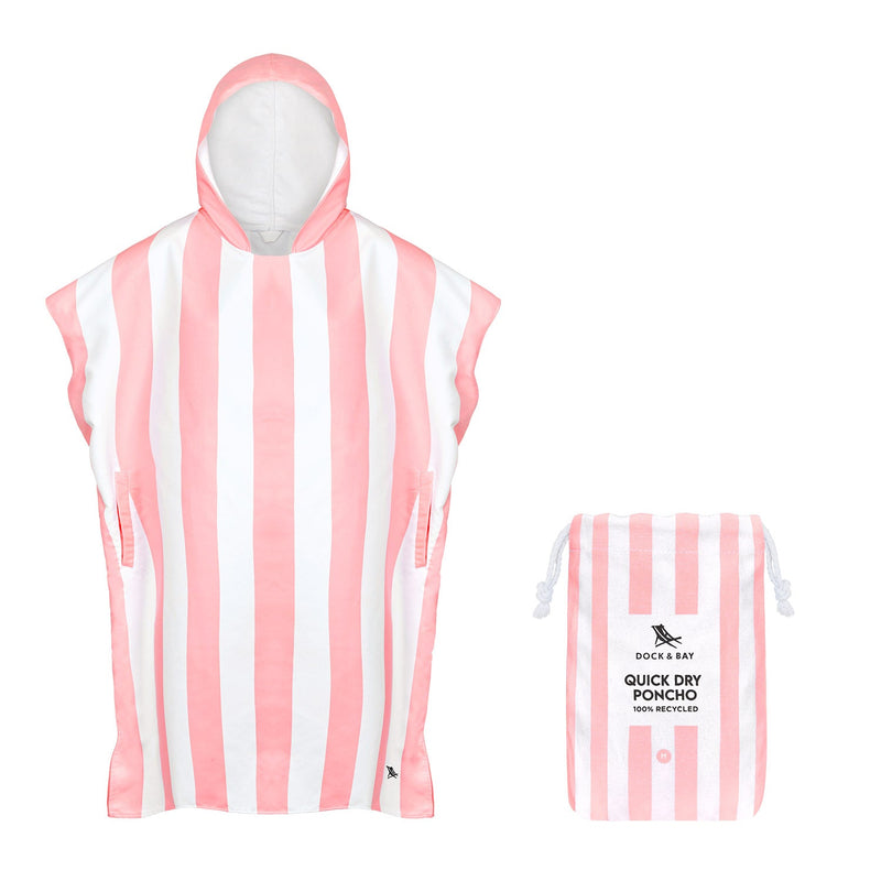 Dock & Bay Poncho - Erwachsene - Malibu Pink