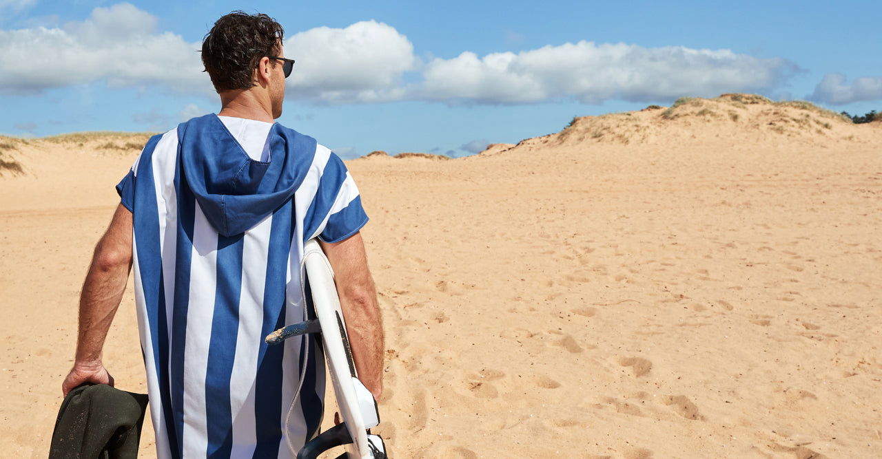 Dock & Bay Poncho - Adults - Whitsunday Blue